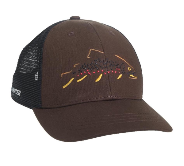 Rep Your Water Minimalist Brown Trout Hat Rep Your Water Minimalist Brown Trout Hat